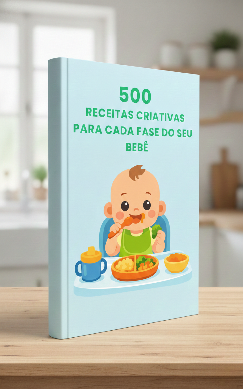 500 Receitas Criativas para cada fase do seu bebê