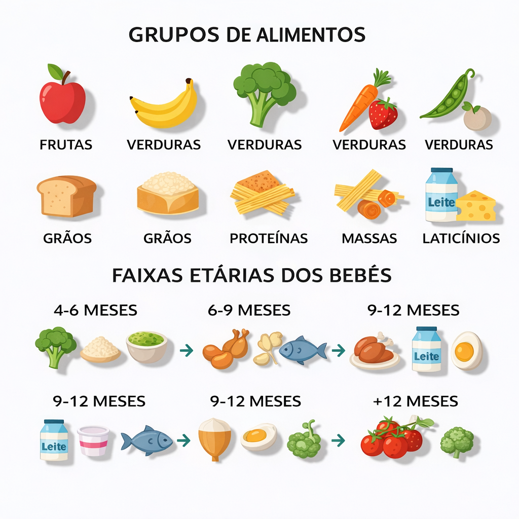 Grupos de Alimentos por Idade